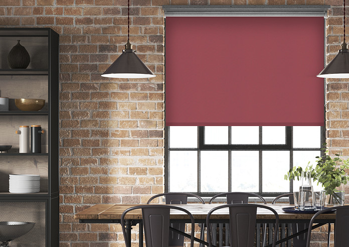 Energy Saving (Blackout), Red - Twist&Fit Roller Blind - Image 3